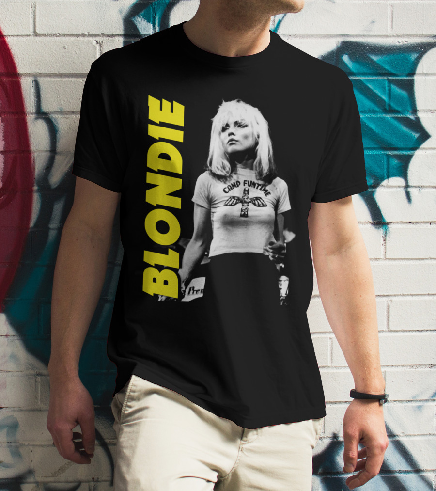 Blondie Camp Funtime Black And White T-Shirt