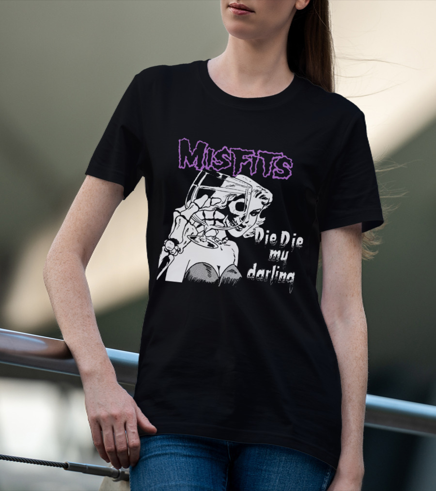 Misfits Die Die My Darling Vintage Comic Style Artwork T-Shirt