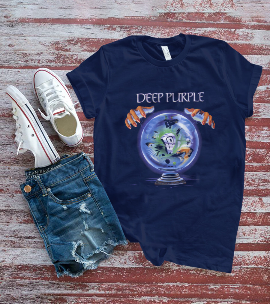Deep Purple Mystic Globe Artwork T-Shirt