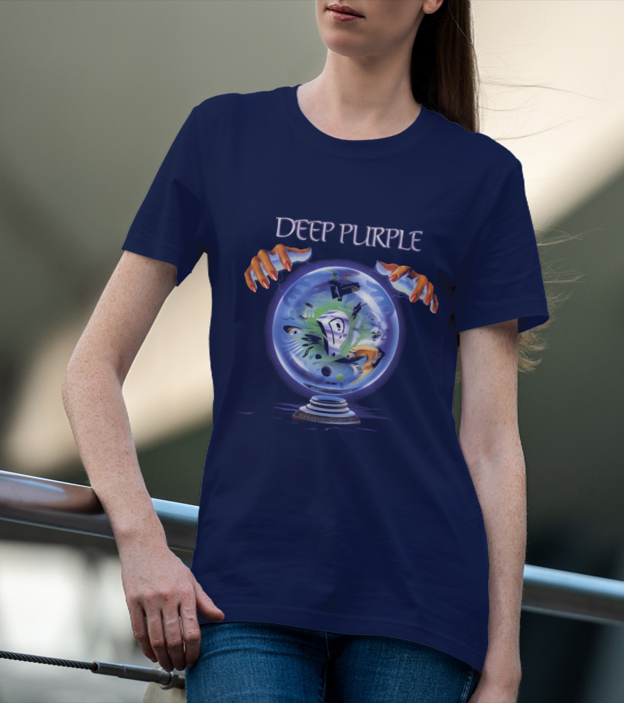 Deep Purple Mystic Globe Artwork T-Shirt