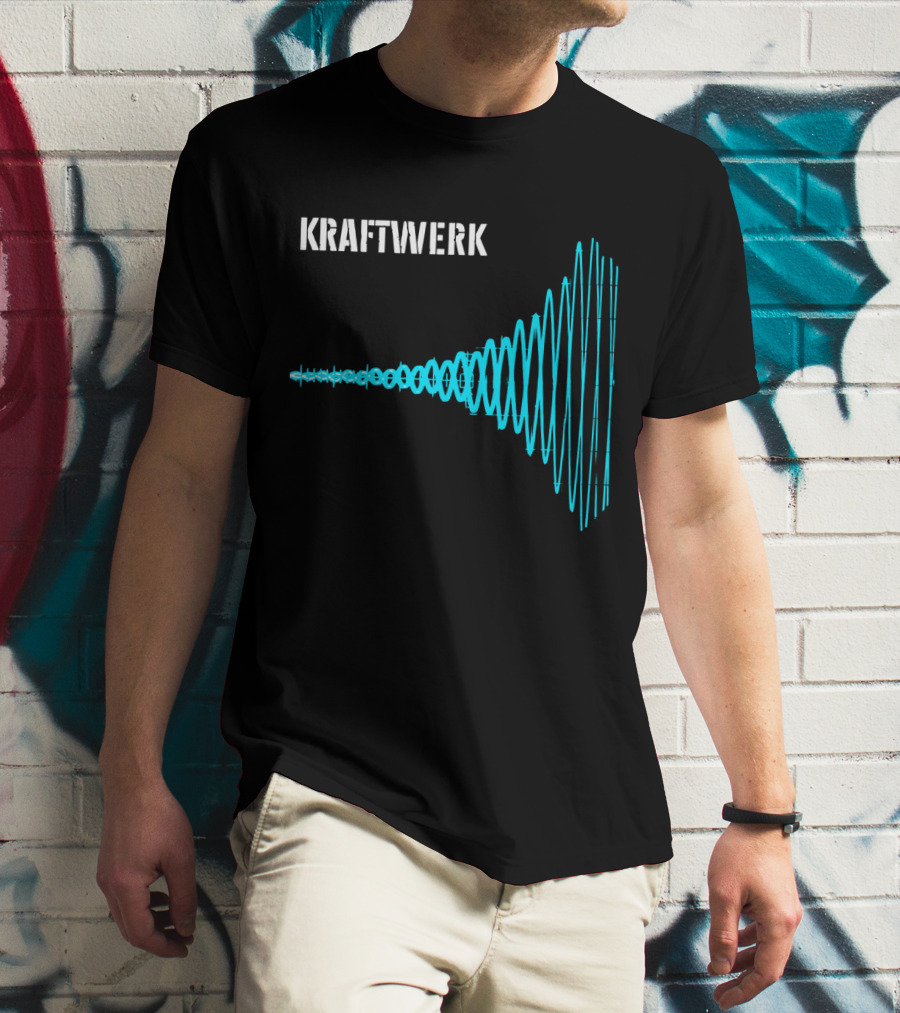 Kraftwerk Blue Sound Waves T-Shirt