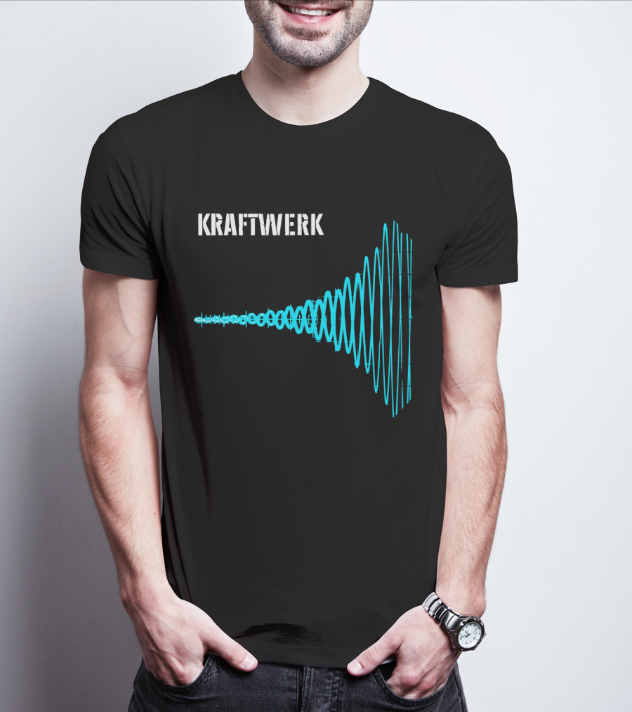 Kraftwerk Blue Sound Waves T-Shirt