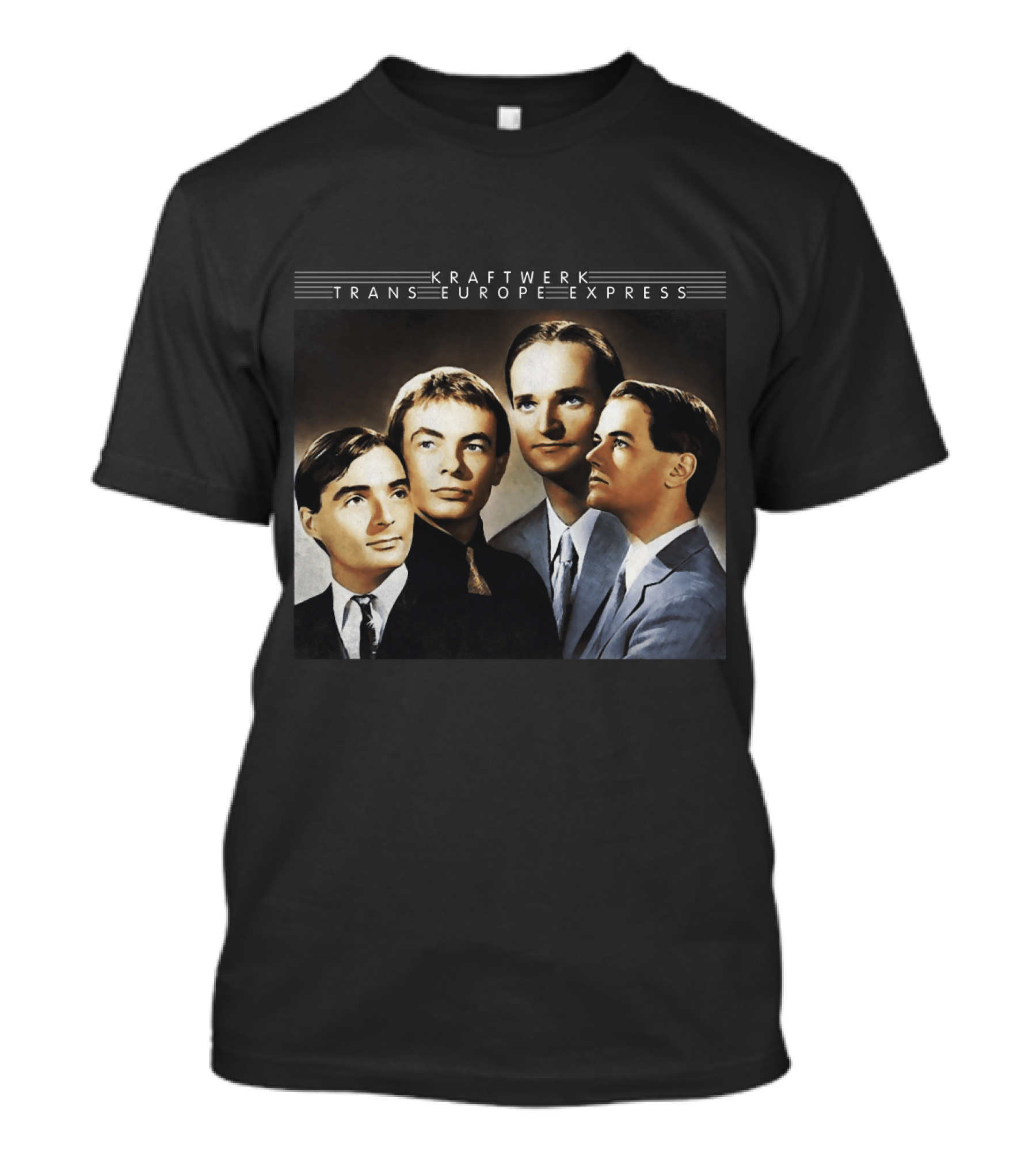 Kraftwerk Trans Europe Express Album Cover Artwork T-Shirt