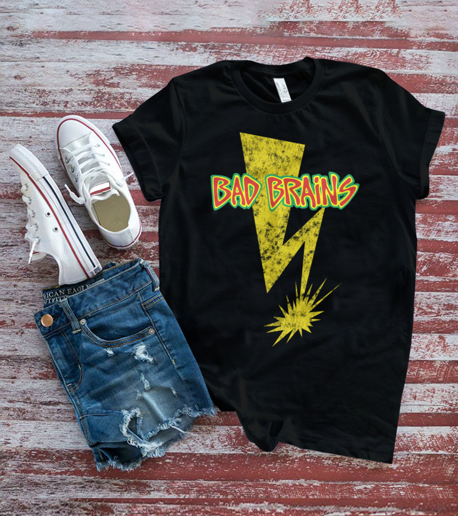 Bad Brains Yellow Lightning Bolt T-Shirt