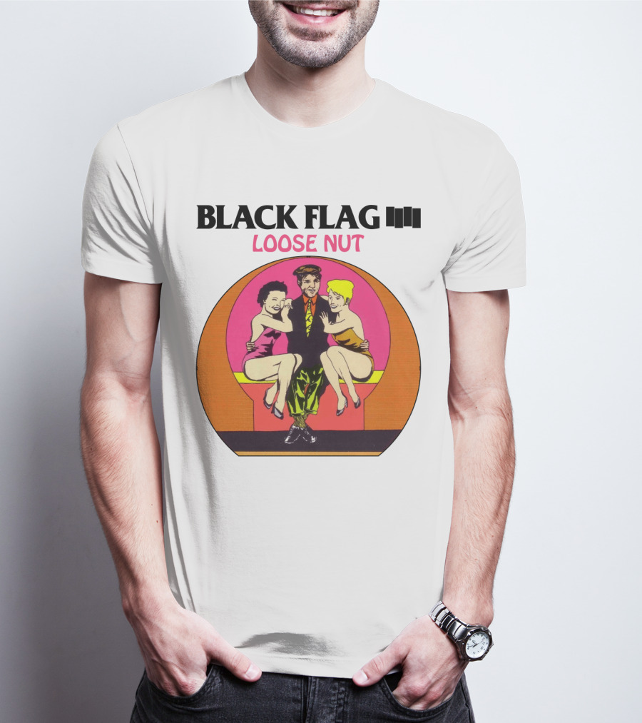 Black Flag Loose Nut Album Cover Art T-Shirt