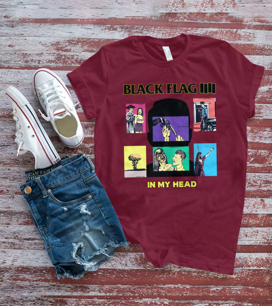 Black Flag Iiii In My Head T-Shirt
