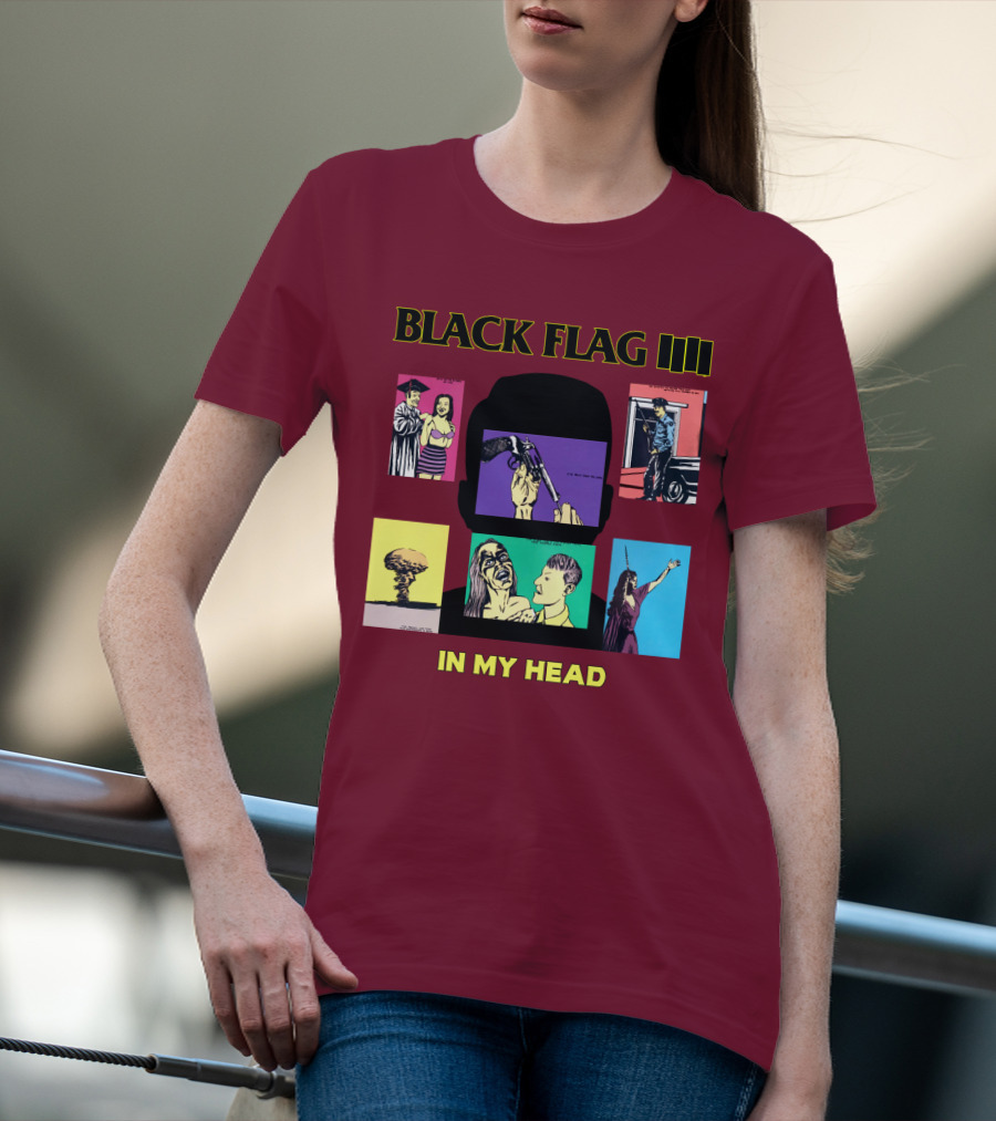 Black Flag Iiii In My Head T-Shirt