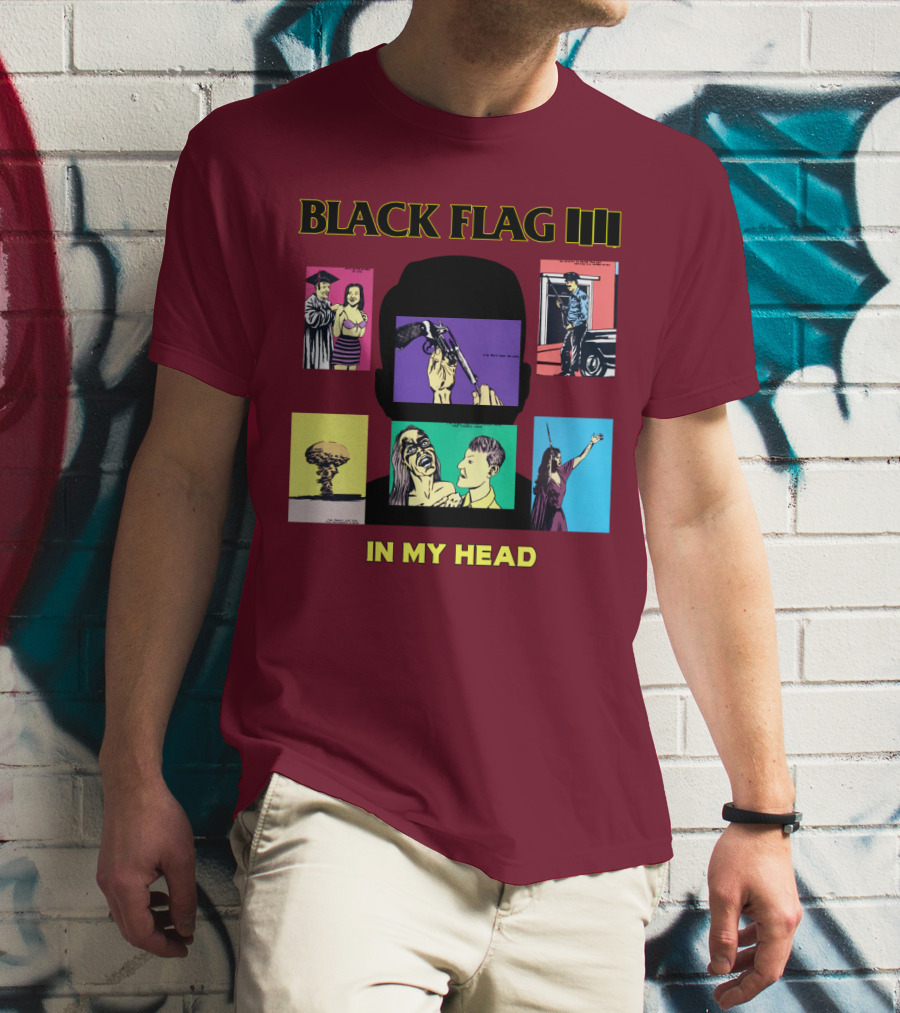 Black Flag Iiii In My Head T-Shirt