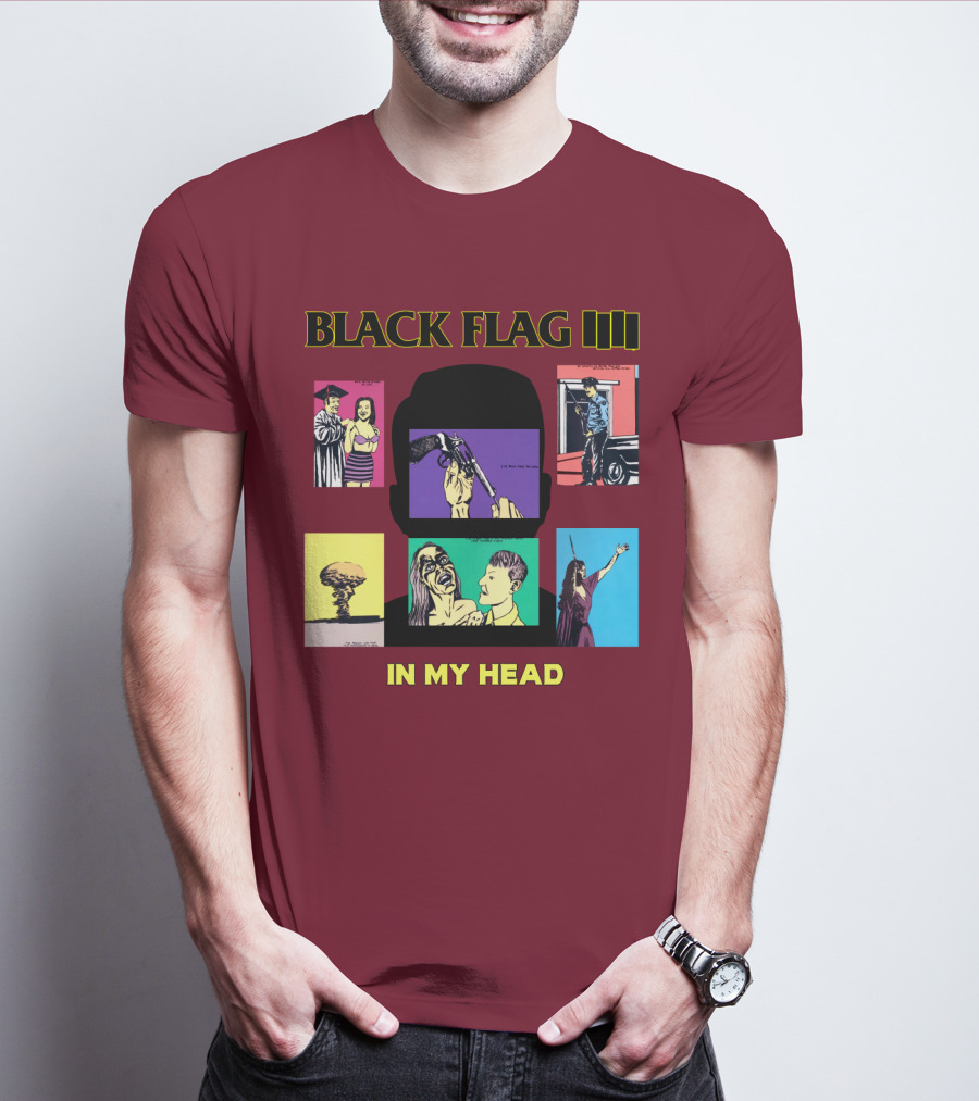 Black Flag Iiii In My Head T-Shirt