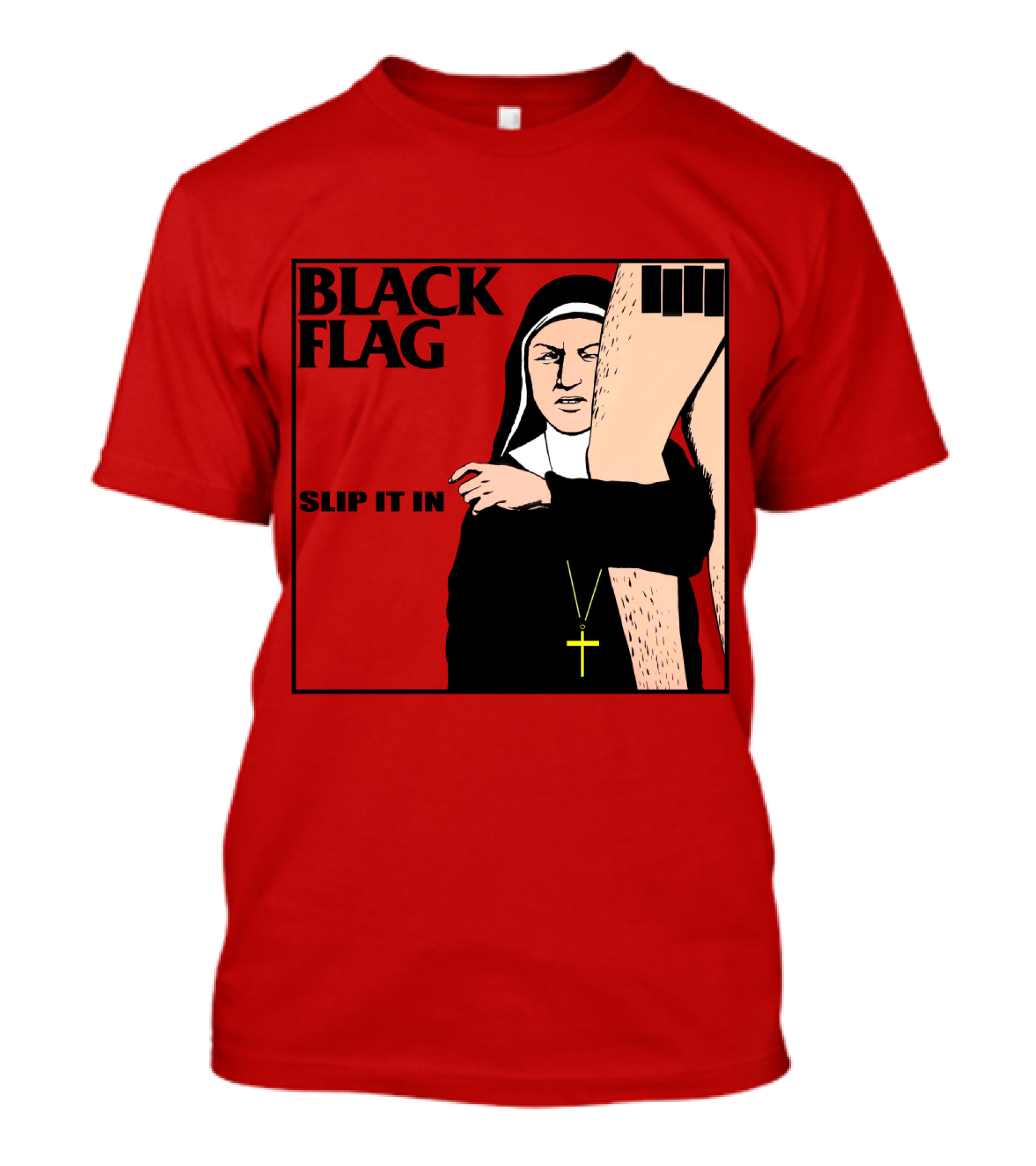 Black Flag Slip It In Album Cover T-Shirt