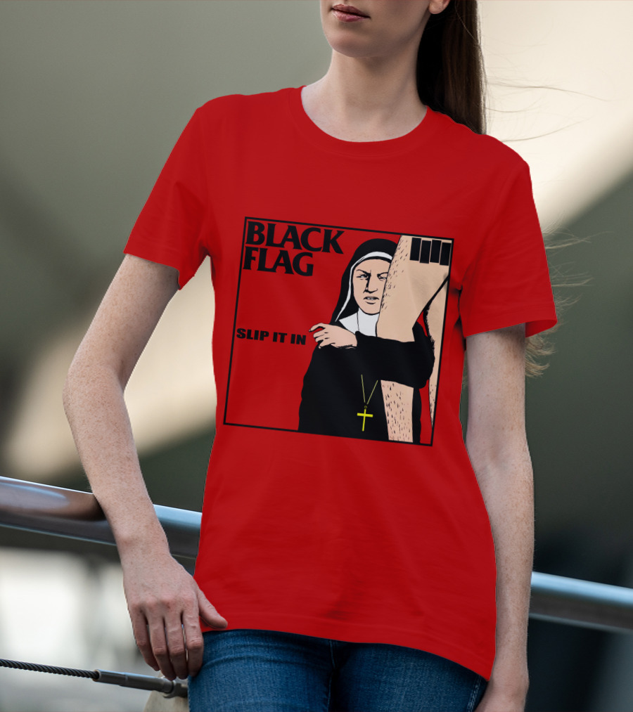 Black Flag Slip It In Album Cover T-Shirt