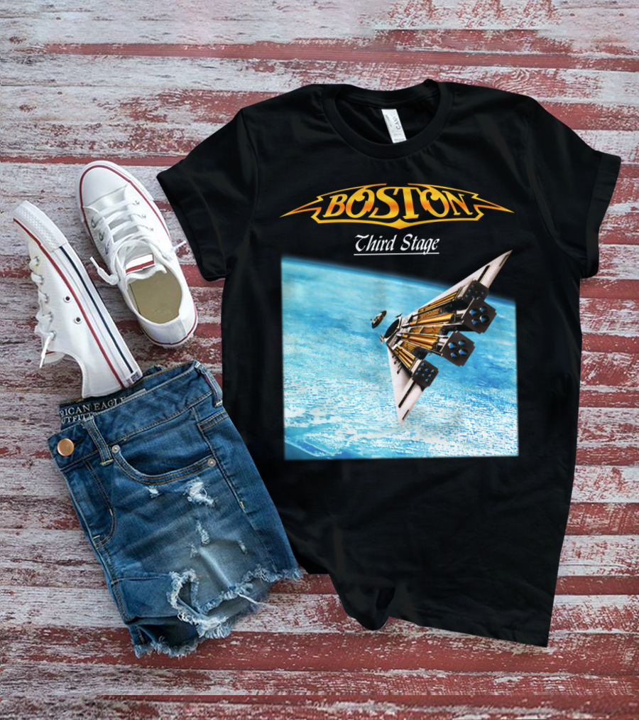 Boston Third Stage Spaceship Album Cover T-Shirt