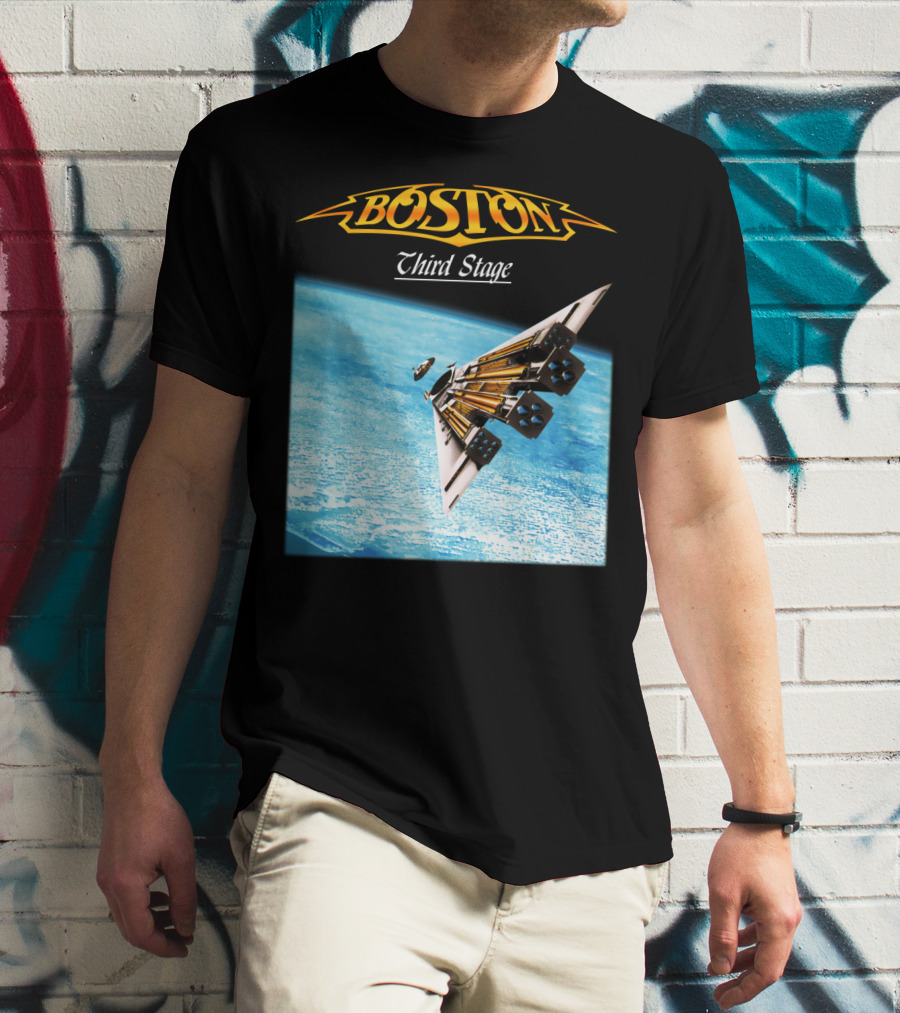 Boston Third Stage Spaceship Album Cover T-Shirt