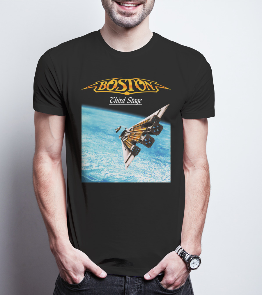 Boston Third Stage Spaceship Album Cover T-Shirt