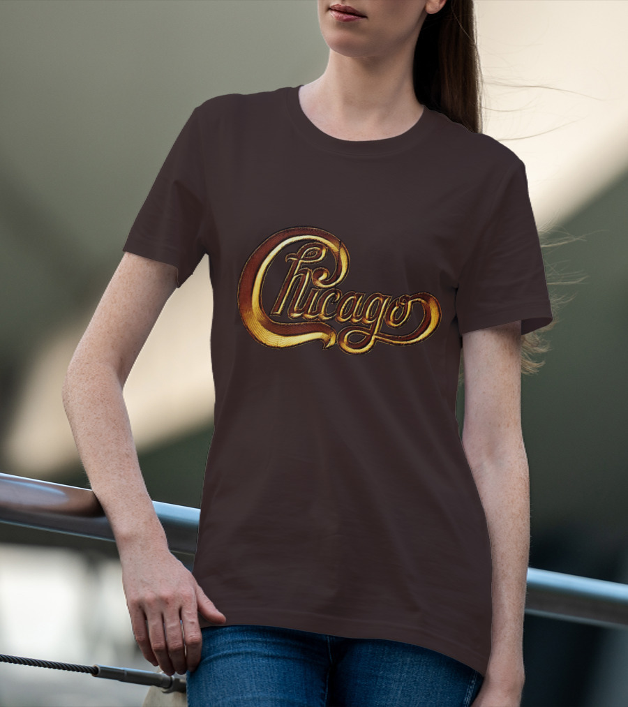 Chicago Gold Script T-Shirt
