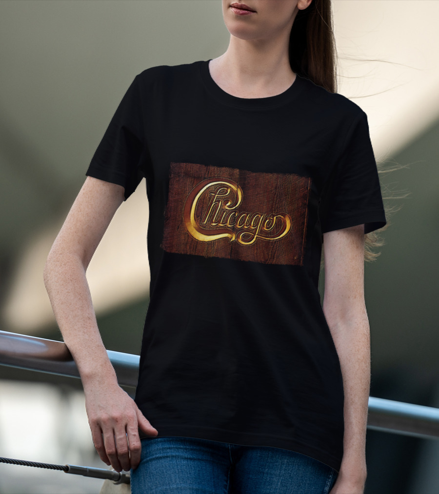 Chicago Ccg 05 Vintage Wood Style T-Shirt