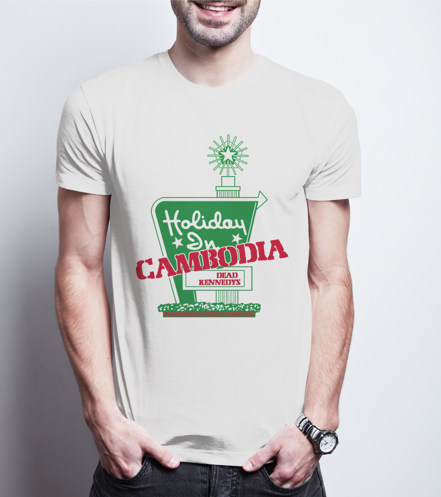 Holiday In Cambodia Dead Kennedys Iconic Sign T-Shirt