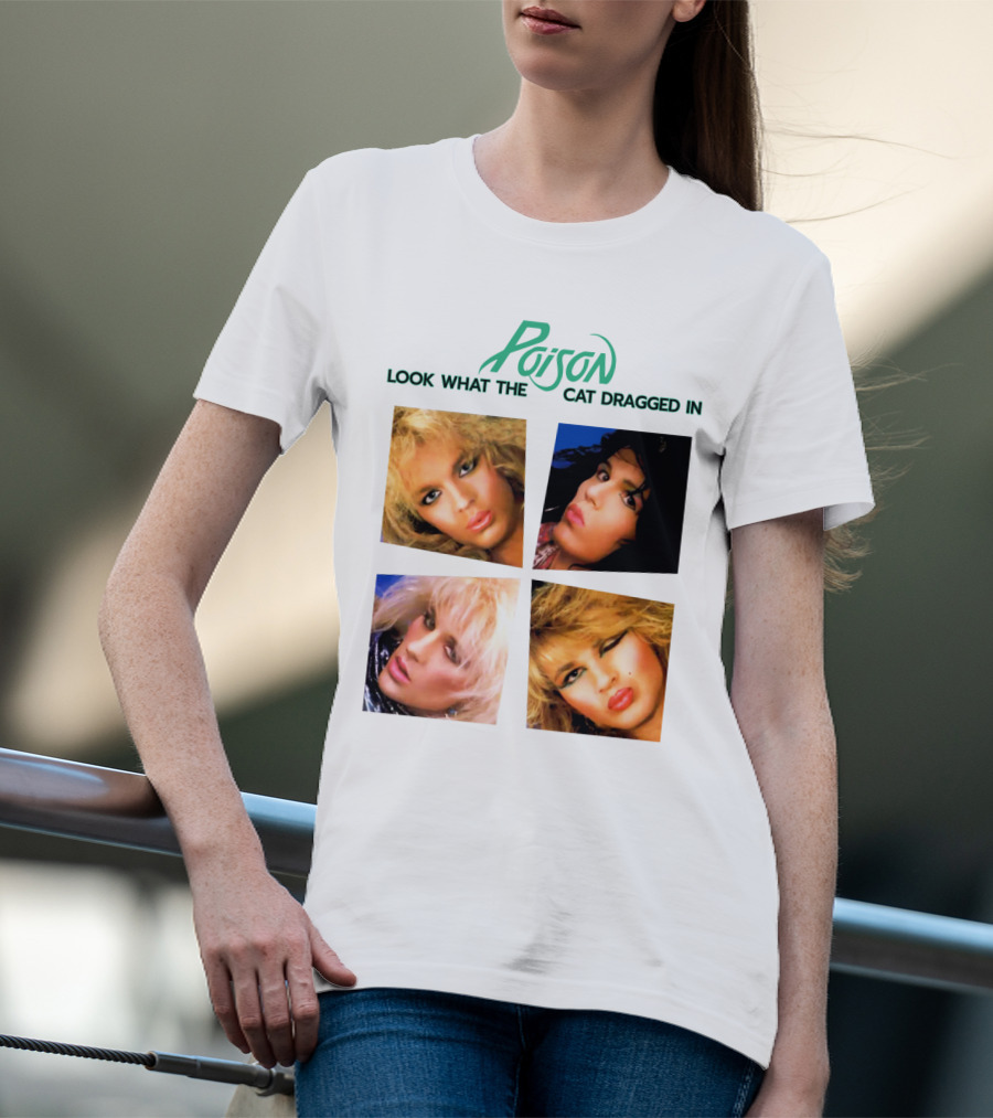 Poison Look What The Cat Dragged In T-Shirt