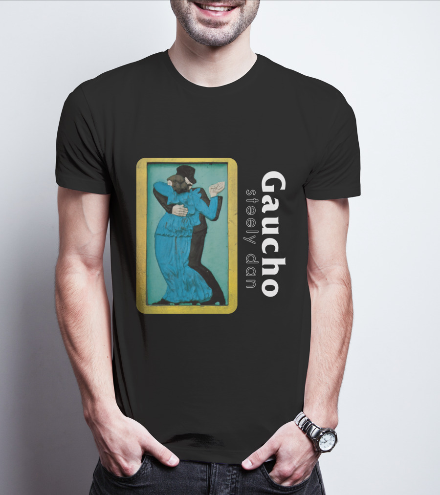 Gaucho Steely Dan Dancing Couple Artwork T-Shirt