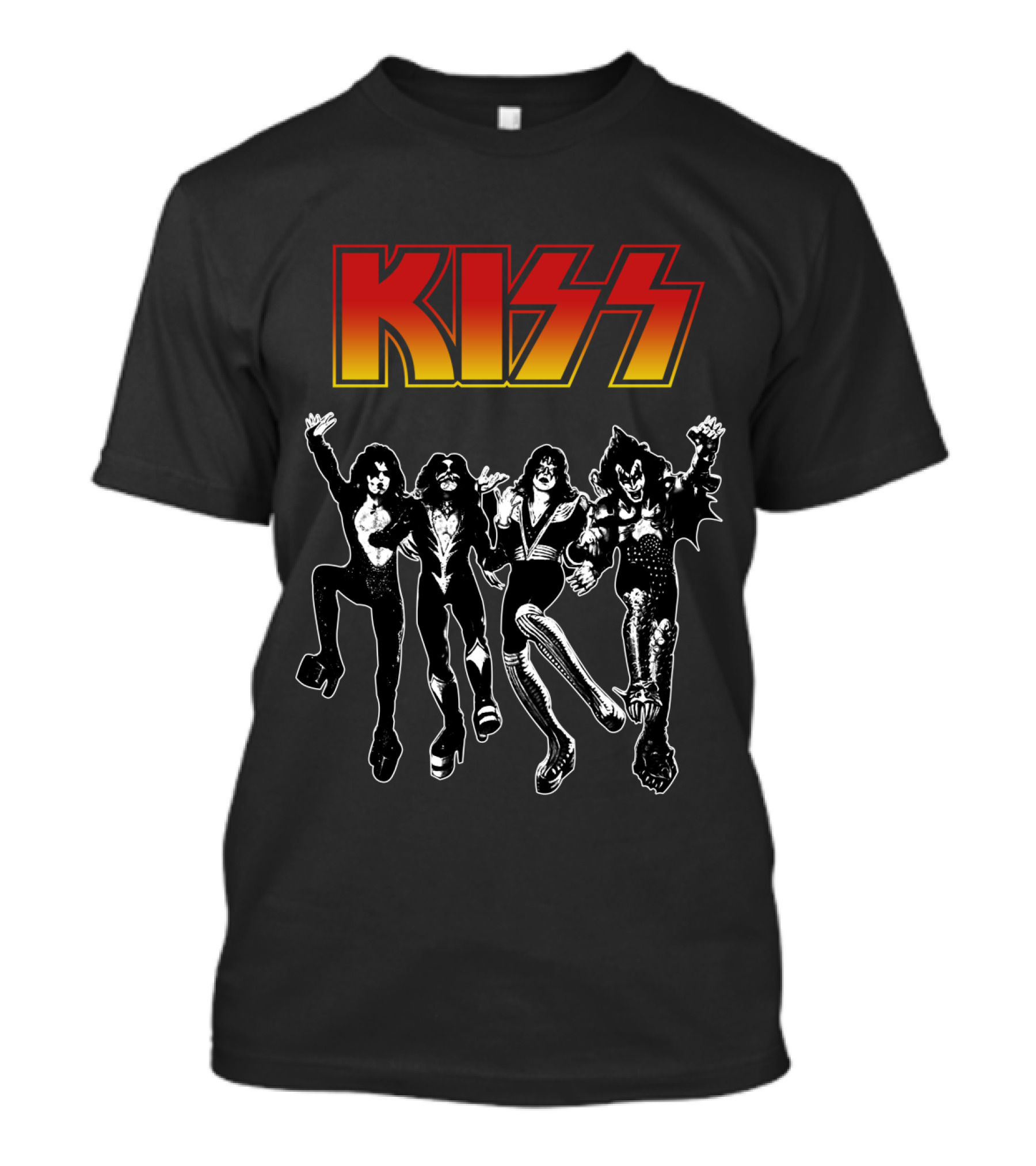 Kiss Band Iconic Members T-Shirt