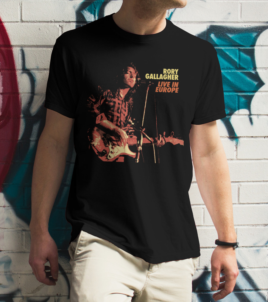 Rory Gallagher Live In Europe T-Shirt