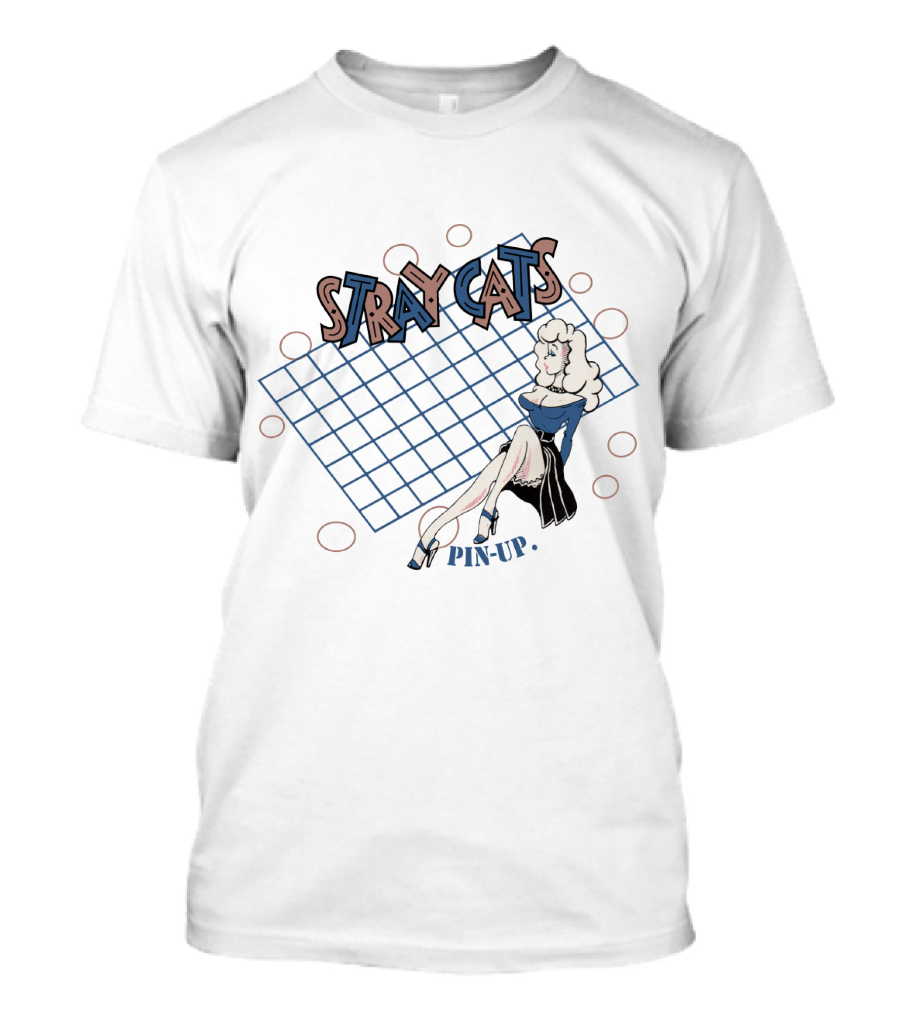 Stray Cats Pin-Up T-Shirt