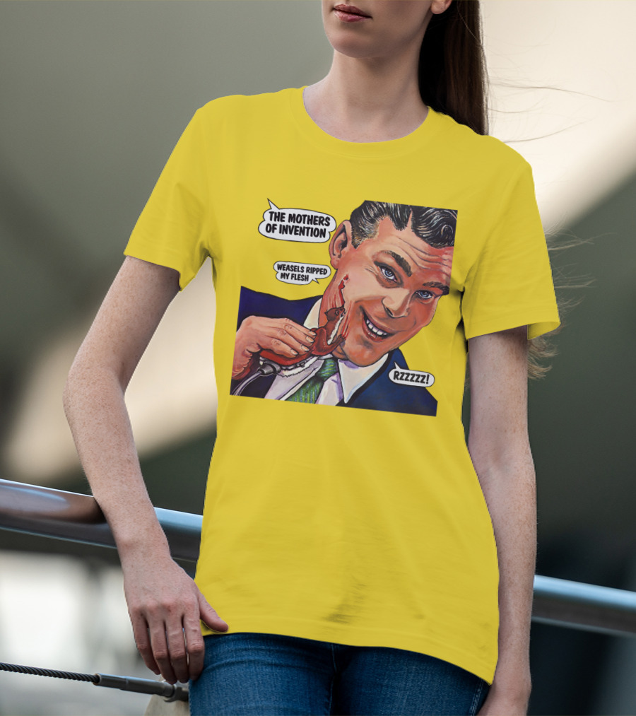 The Mothers Of Invention Weasels Ripped My Flesh Rzzzzz! Tmoi T-Shirt