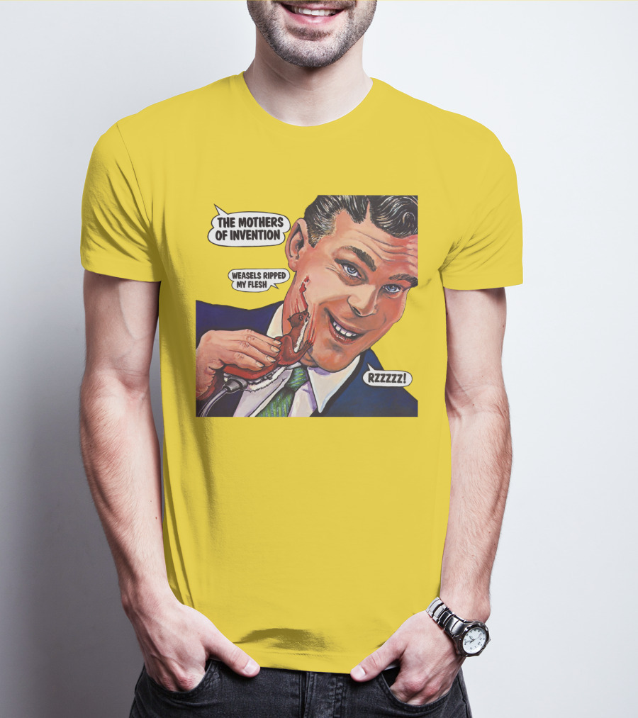 The Mothers Of Invention Weasels Ripped My Flesh Rzzzzz! Tmoi T-Shirt