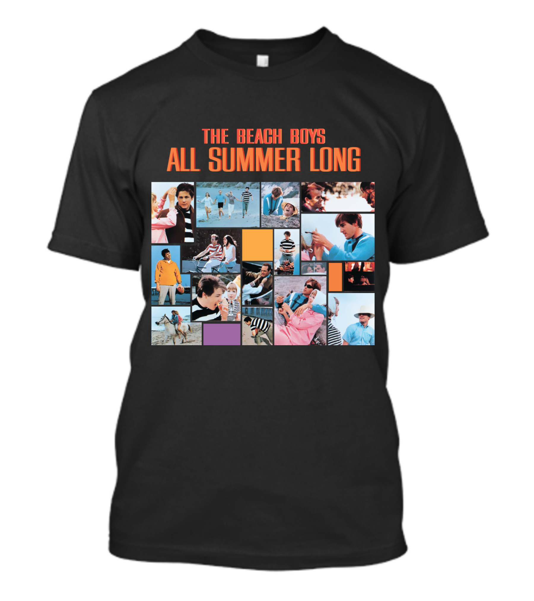 The Beach Boys All Summer Long Collage Vibrant Nostalgic T-Shirt