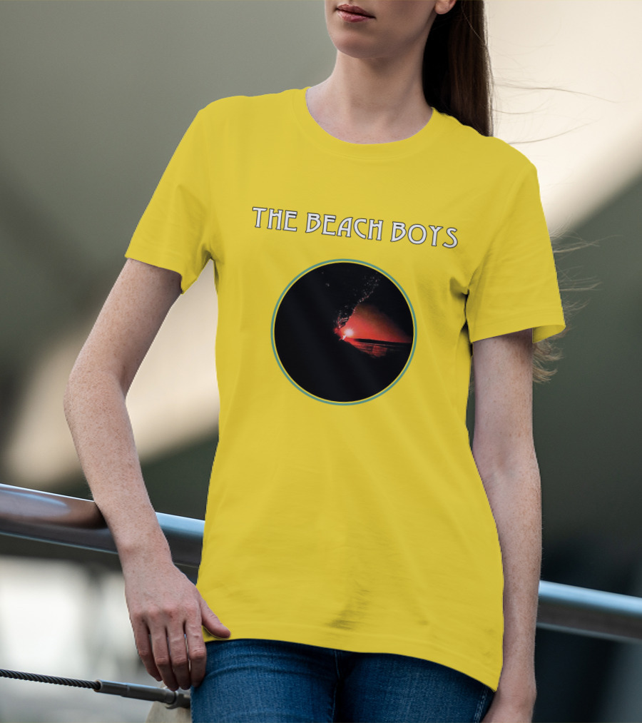 The Beach Boys Surfing Sunset Circle T-Shirt