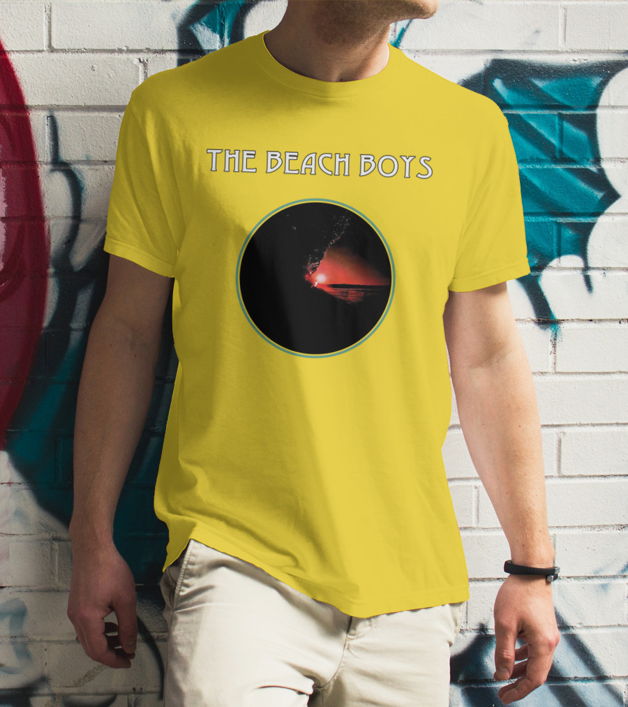 The Beach Boys Surfing Sunset Circle T-Shirt