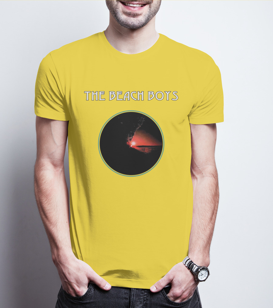 The Beach Boys Surfing Sunset Circle T-Shirt