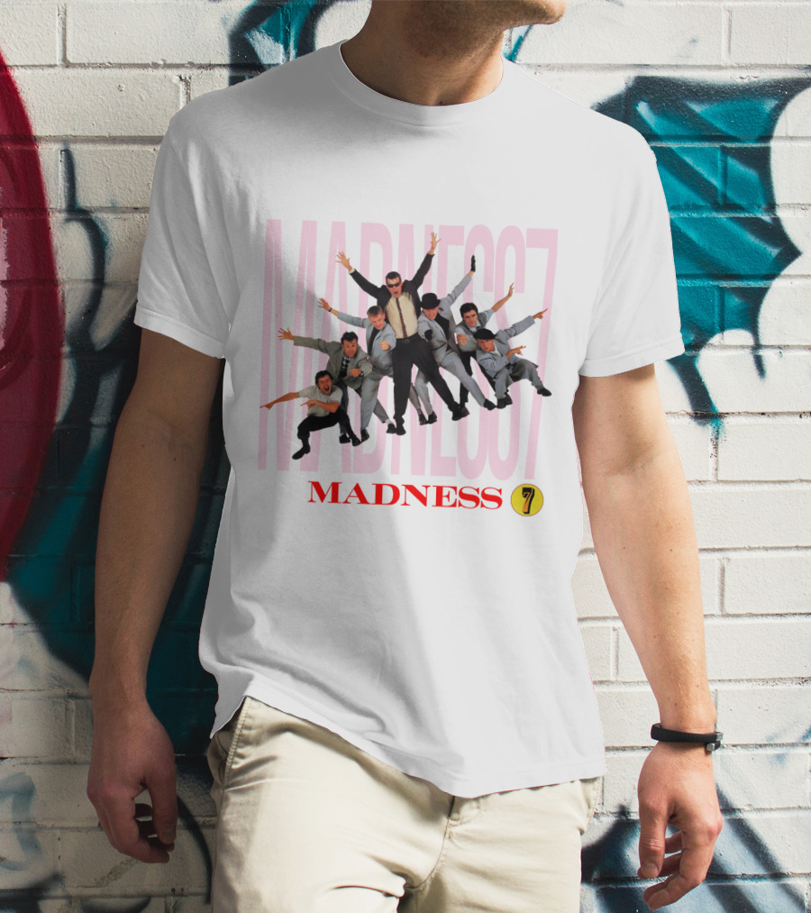 Madness 7 Band Group Pose T-Shirt