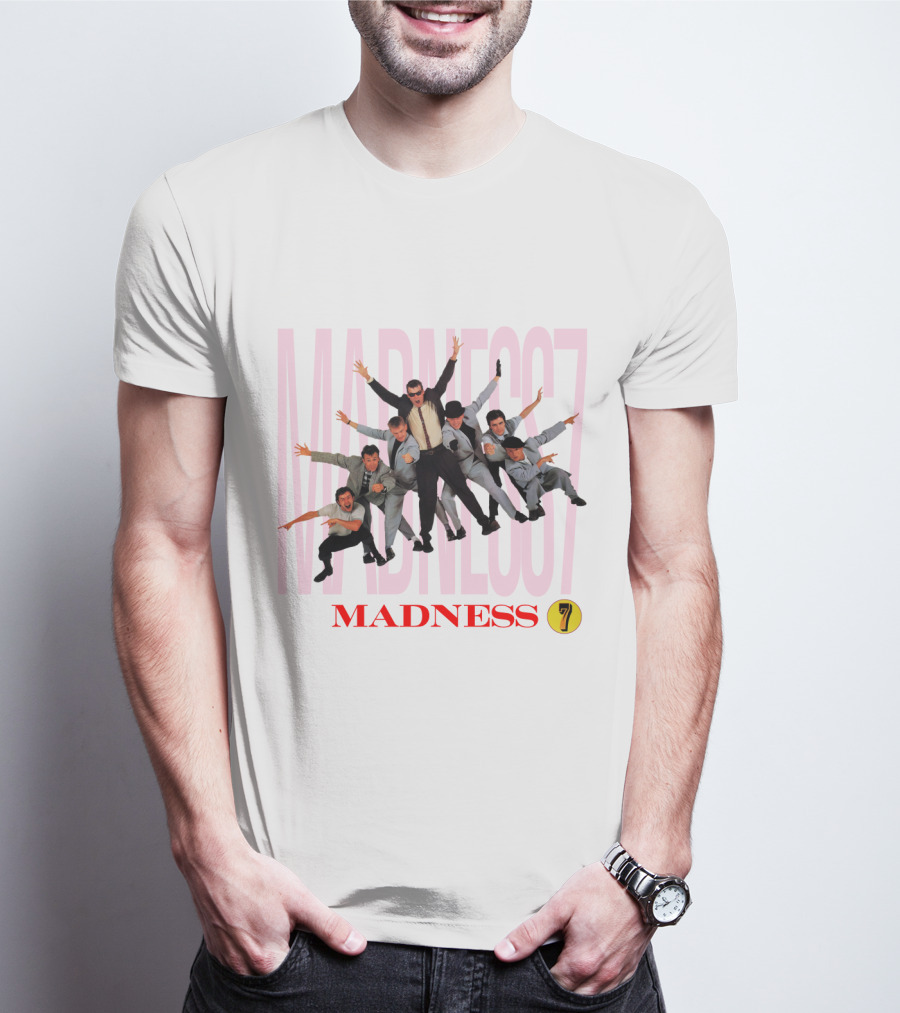 Madness 7 Band Group Pose T-Shirt