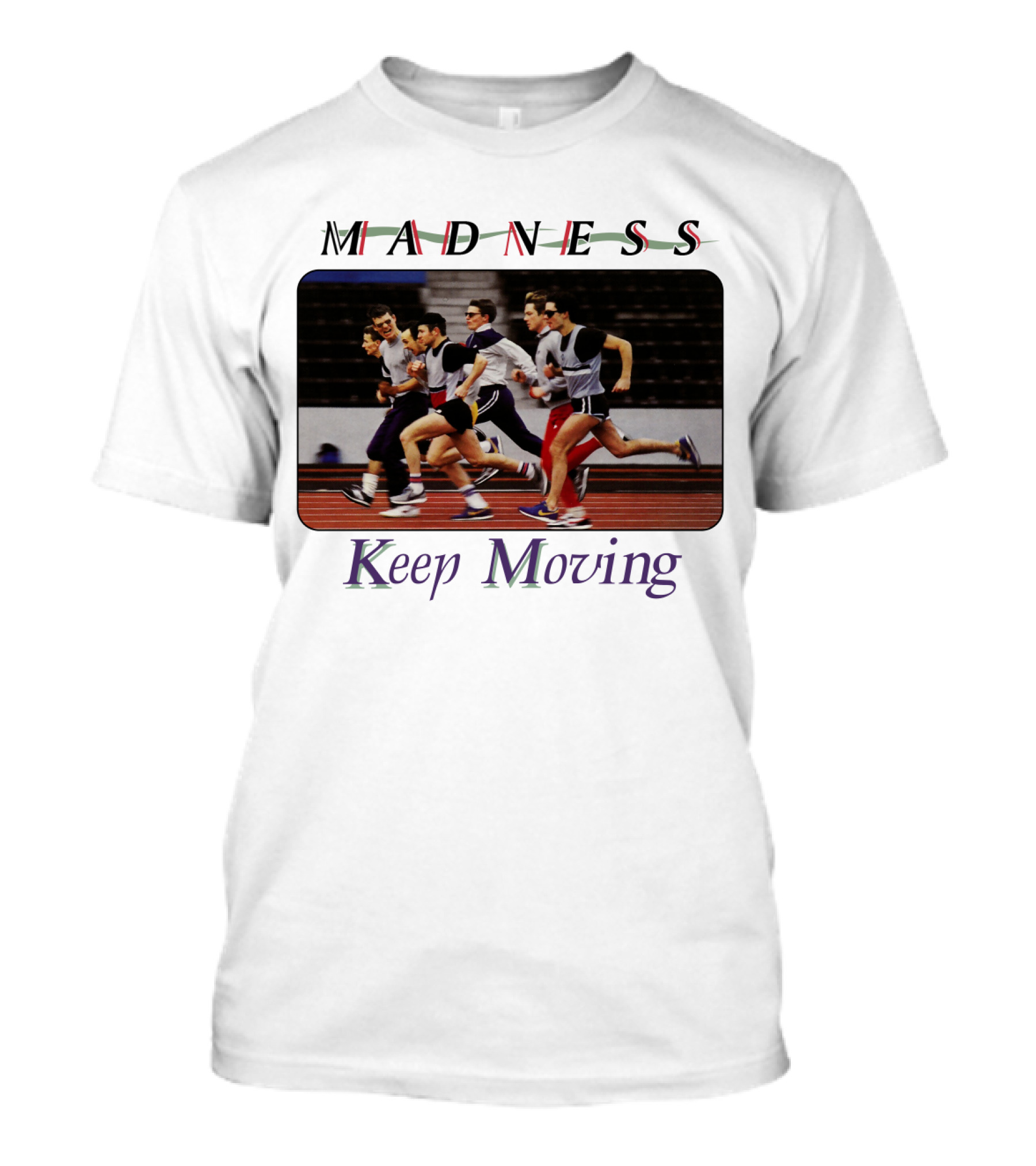 Madness Keep Moving Running Team 1983 Album Cover T-Shirt