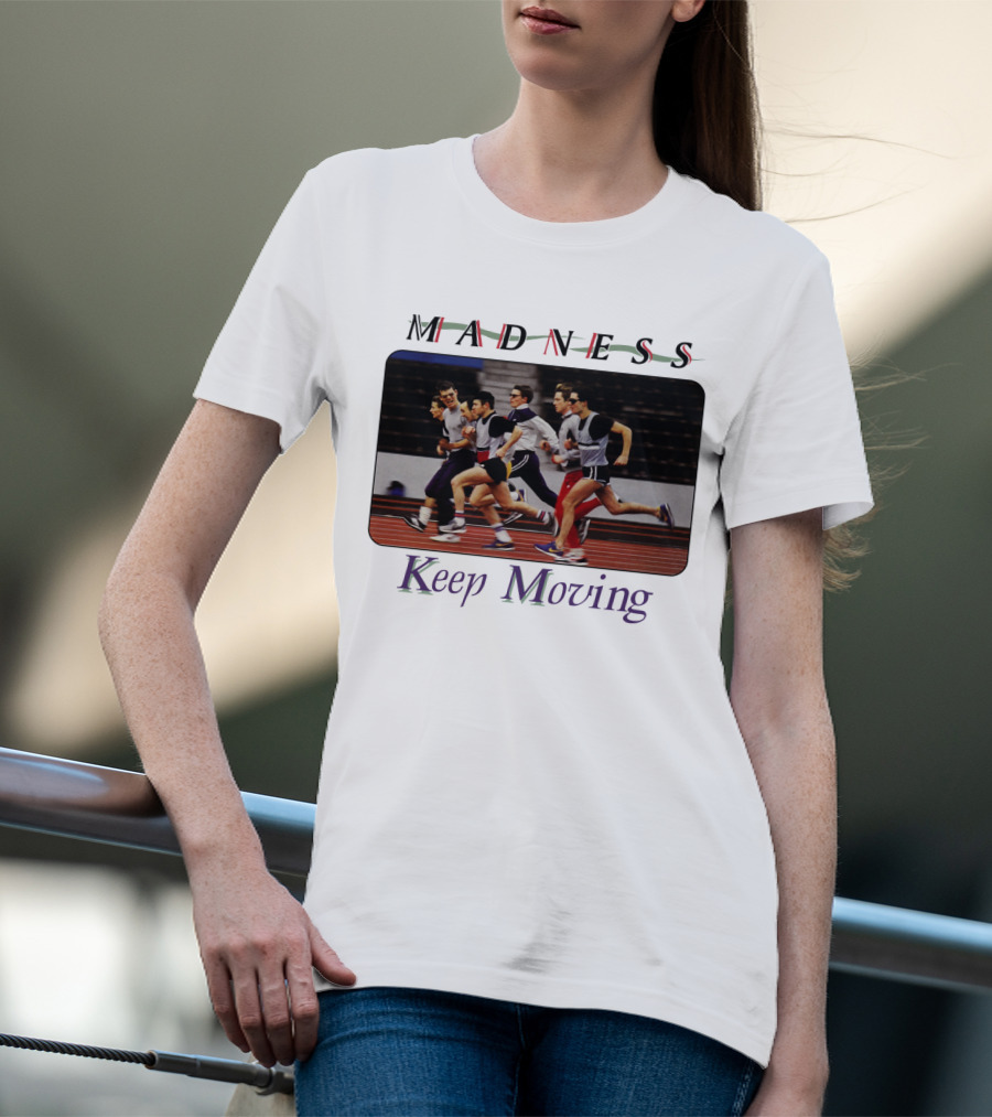 Madness Keep Moving Running Team 1983 Album Cover T-Shirt