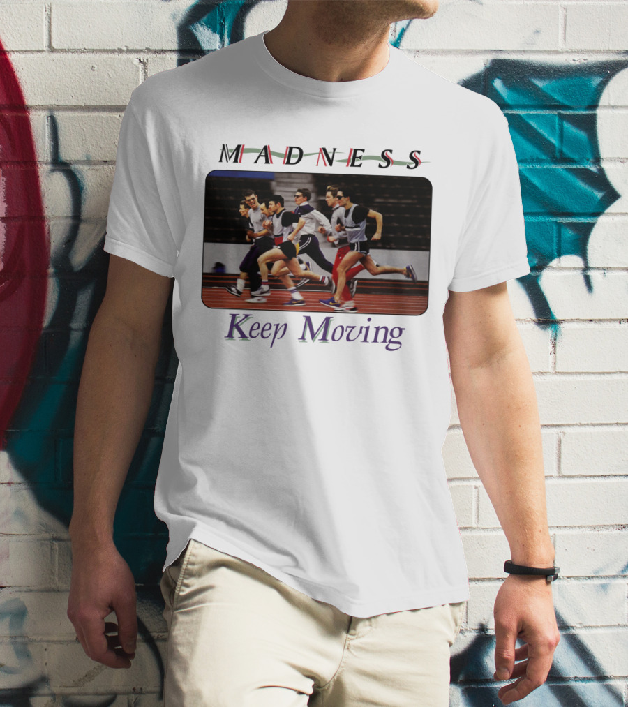 Madness Keep Moving Running Team 1983 Album Cover T-Shirt