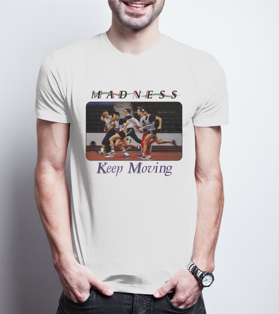 Madness Keep Moving Running Team 1983 Album Cover T-Shirt