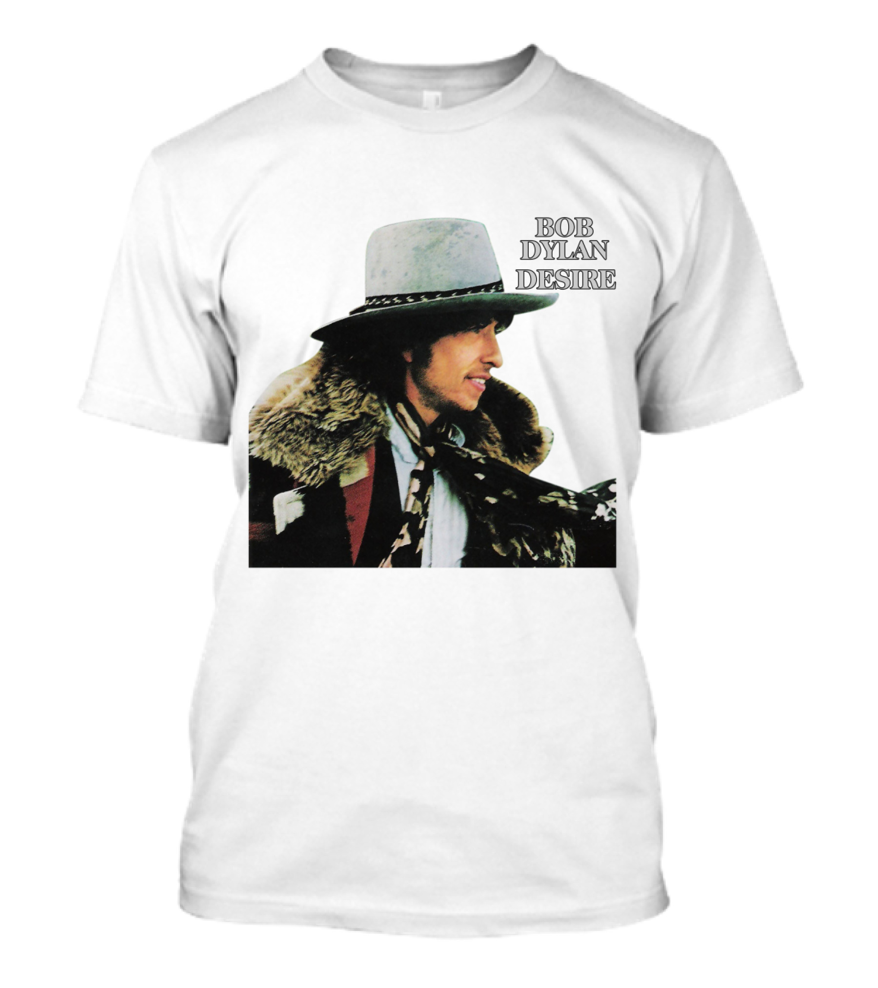 Bob Dylan Desire Album Cover With Fur Coat And Hat T-Shirt