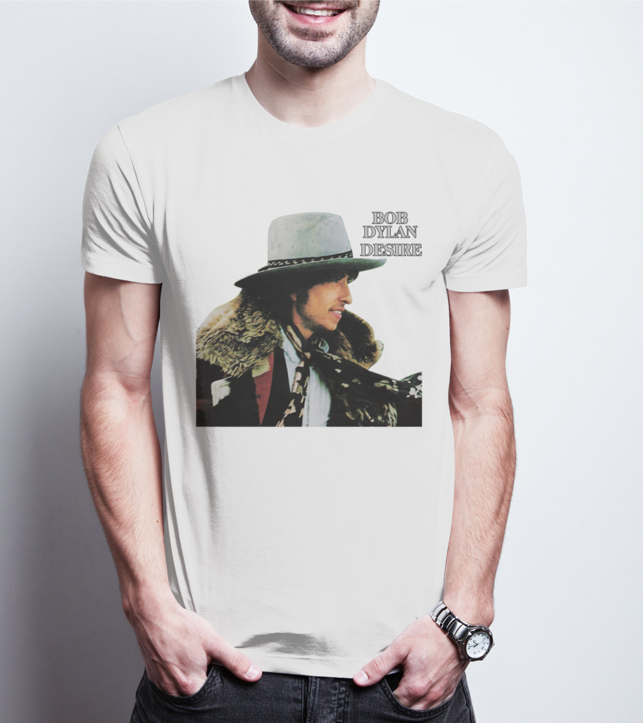 Bob Dylan Desire Album Cover With Fur Coat And Hat T-Shirt