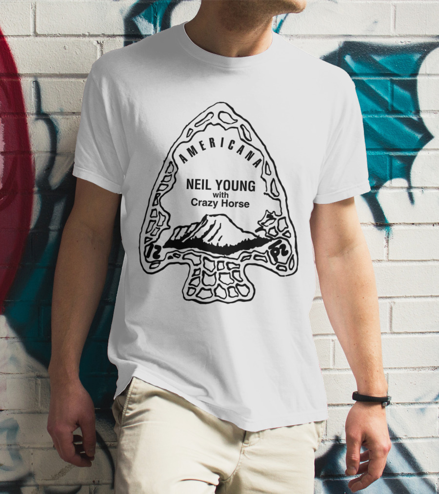 Americana Neil Young With Crazy Horse Arrowhead T-Shirt