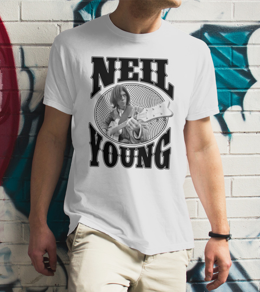 Neil Young Music Icon Vintage Style T-Shirt