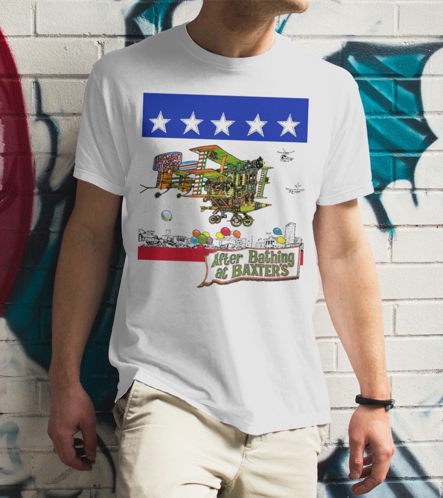 Jefferson Airplane After Bathing At Baxter's Vintage Artwork T-Shirt