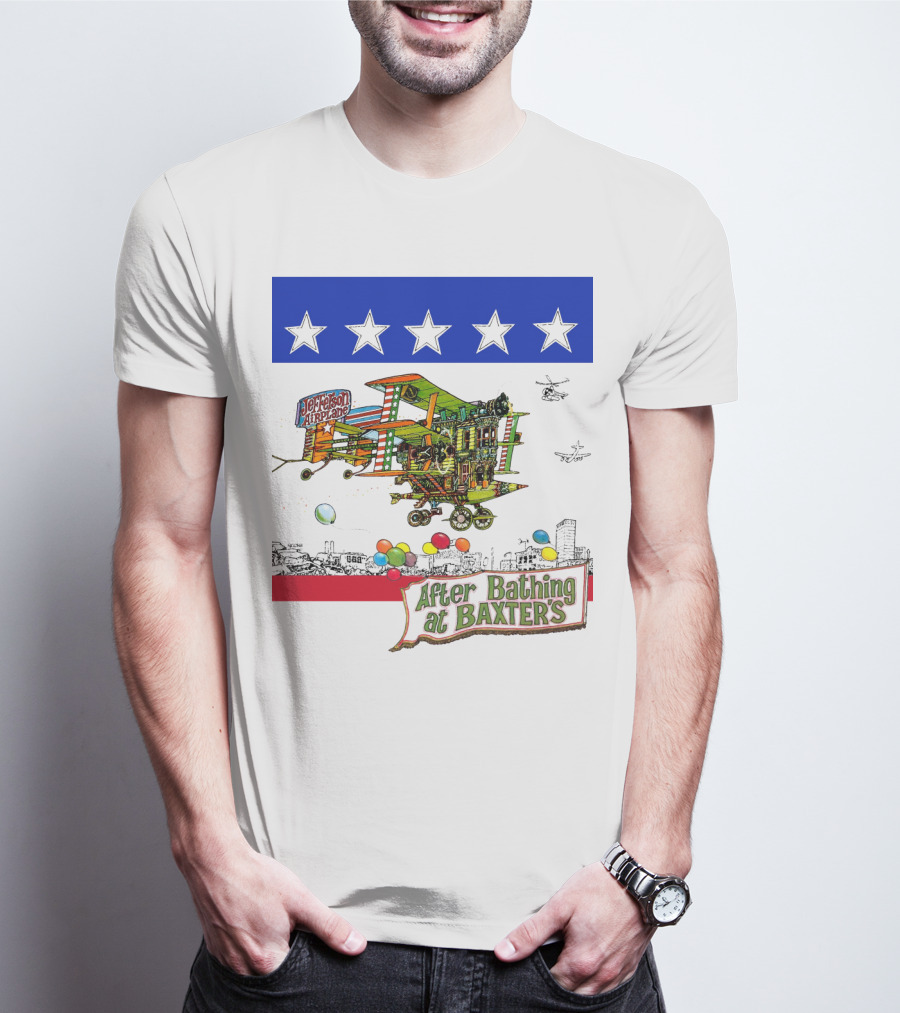 Jefferson Airplane After Bathing At Baxter's Vintage Artwork T-Shirt