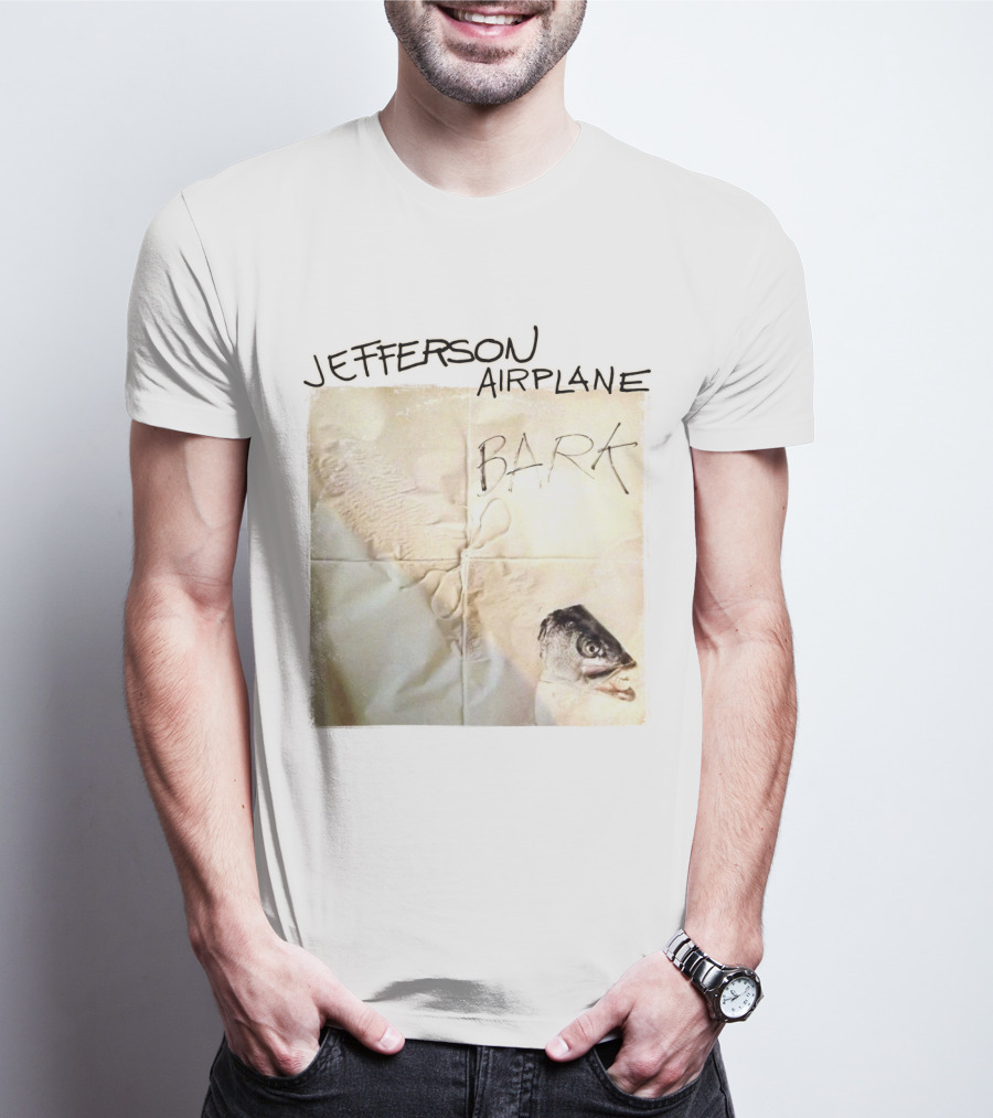 Jefferson Airplane Bark Fish Cover T-Shirt