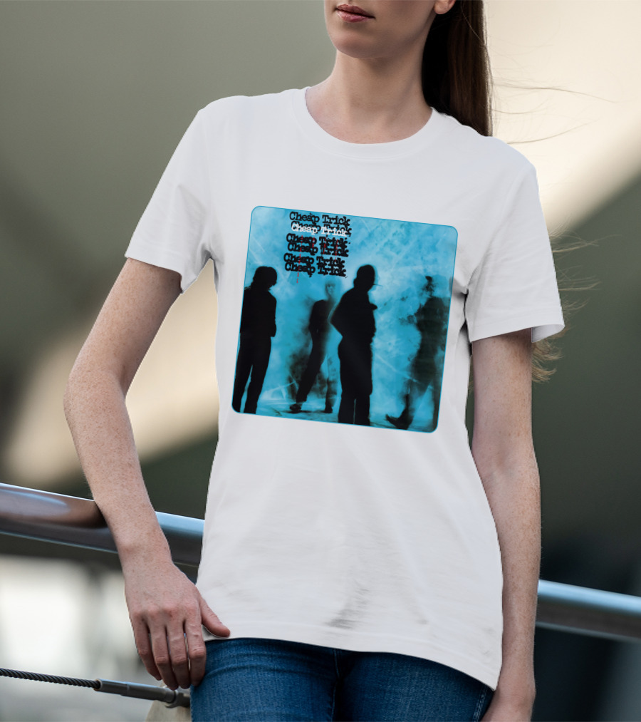 Cheap Trick Silhouettes Blue T-Shirt