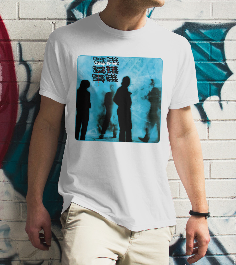 Cheap Trick Silhouettes Blue T-Shirt
