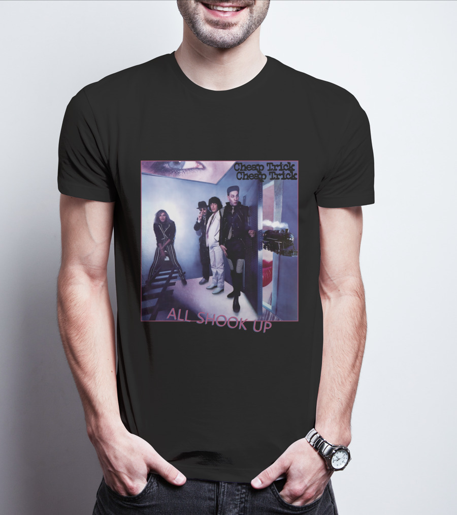 Cheap Trick All Shook Up Album Cover T-Shirt