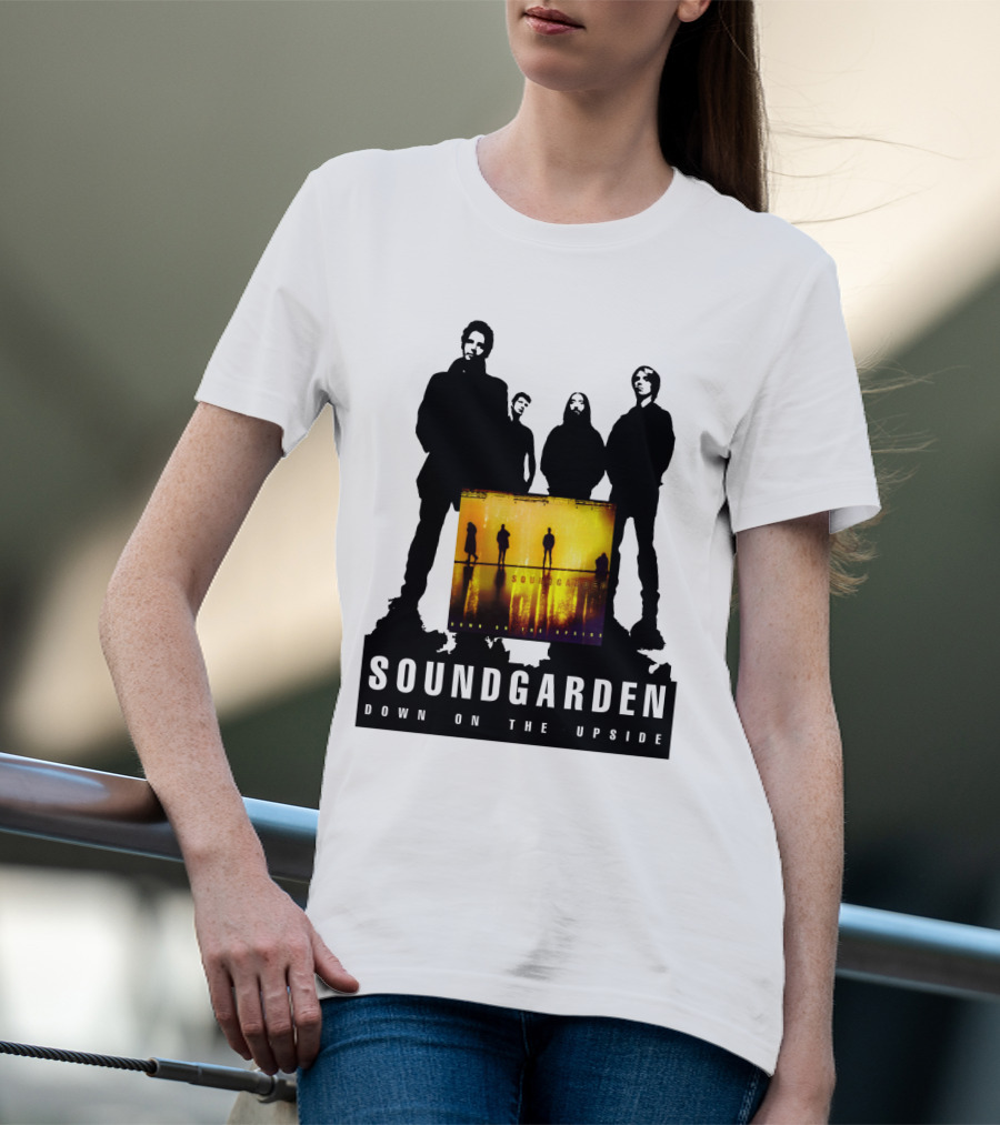 Soundgarden Down On The Upside Album Silhouette Artwork T-Shirt