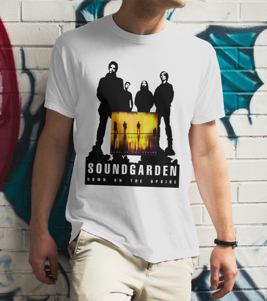 Soundgarden Down On The Upside Album Silhouette Artwork T-Shirt